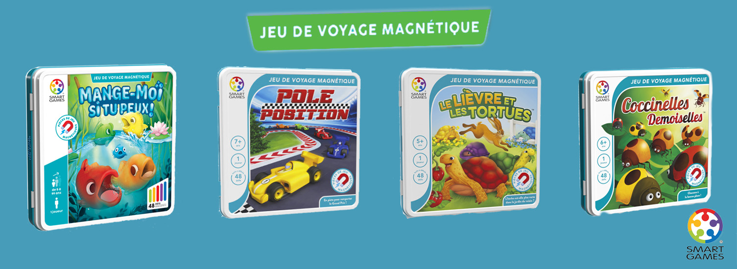 Jeux de voyage magnétiques smarts games 